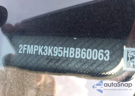 2017 Ford Edge Titanium из США, поврежденный, VIN 2FMPK3K95HBB60063